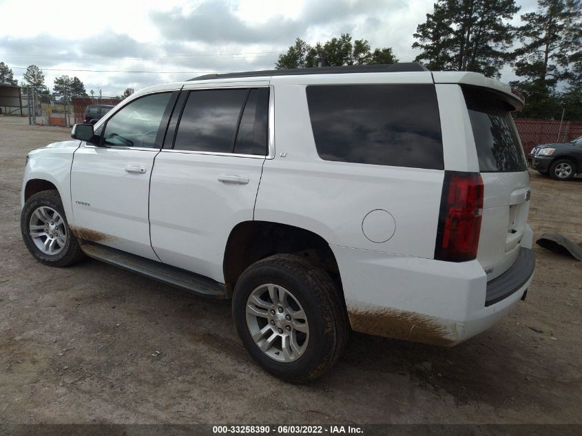 2019 CHEVROLET TAHOE LT 1GNSCBKCXKR381879