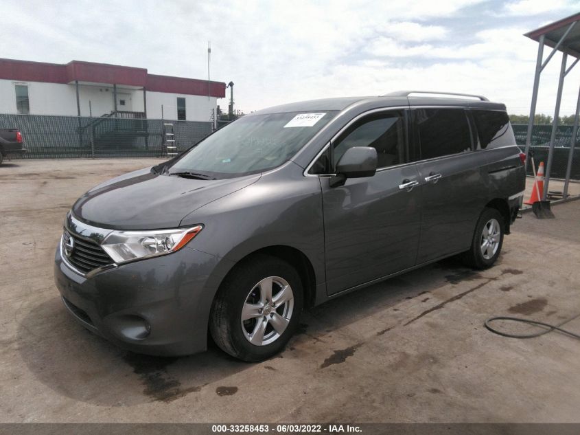 2017 NISSAN QUEST SV JN8AE2KPXH9169336