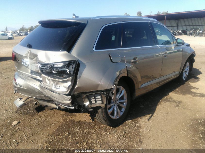 2017 AUDI Q7 PREMIUM PLUS WA1LAAF75HD041324
