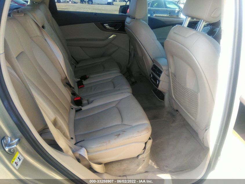 2017 AUDI Q7 PREMIUM PLUS WA1LAAF75HD041324