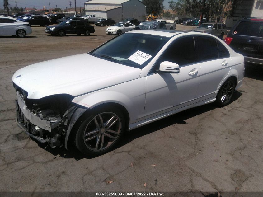 2013 MERCEDES-BENZ C-CLASS C 250 WDDGF4HB0DA796443