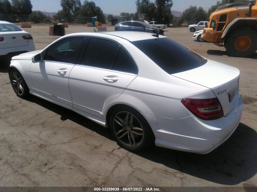 2013 MERCEDES-BENZ C-CLASS C 250 WDDGF4HB0DA796443