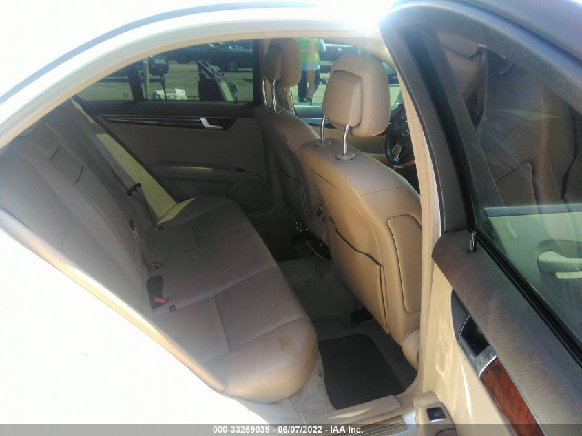2013 MERCEDES-BENZ C-CLASS C 250 WDDGF4HB0DA796443