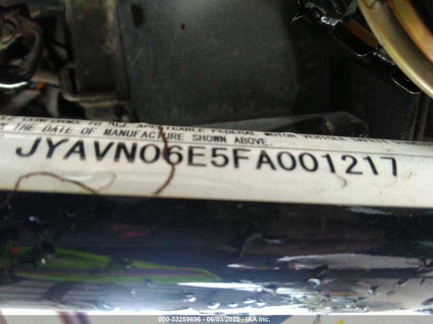 2015 YAMAHA XVS950 CR JYAVN06E5FA000121