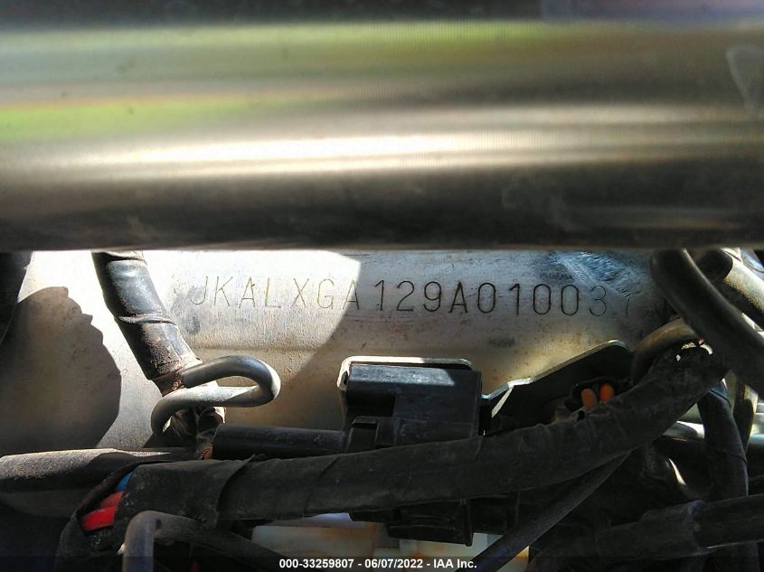 2009 KAWASAKI KLX450 A JKALXGA129A010037