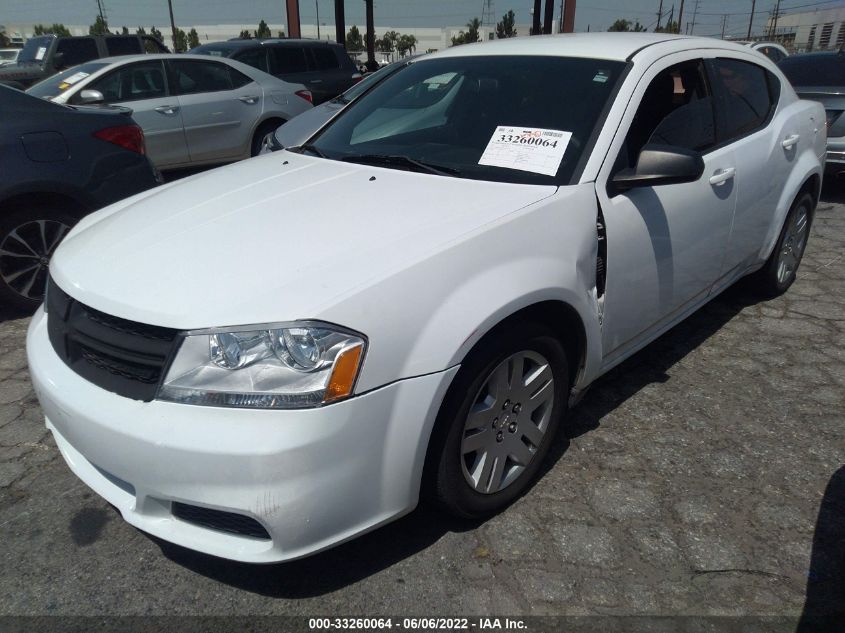 2014 DODGE AVENGER SE 1C3CDZAB6EN196532