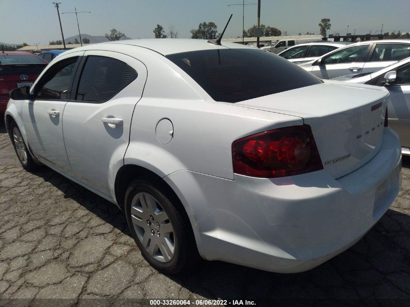 2014 DODGE AVENGER SE 1C3CDZAB6EN196532