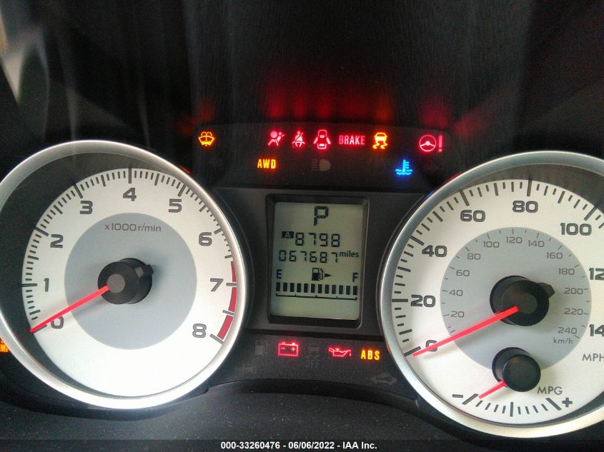 2013 SUBARU IMPREZA SEDAN PREMIUM JF1GJAE69DH013874