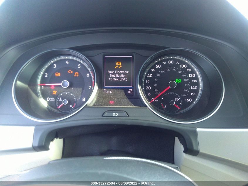 2019 VOLKSWAGEN ATLAS 3.6L V6 SE W 1V2XR2CA4KC594855