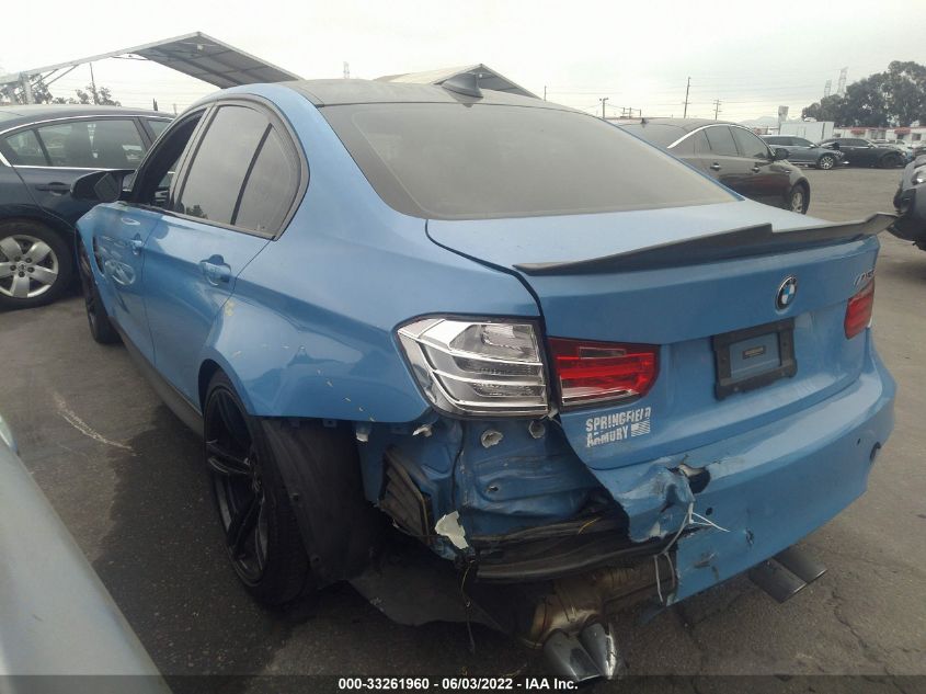 2015 BMW M3 WBS3C9C57FP803672