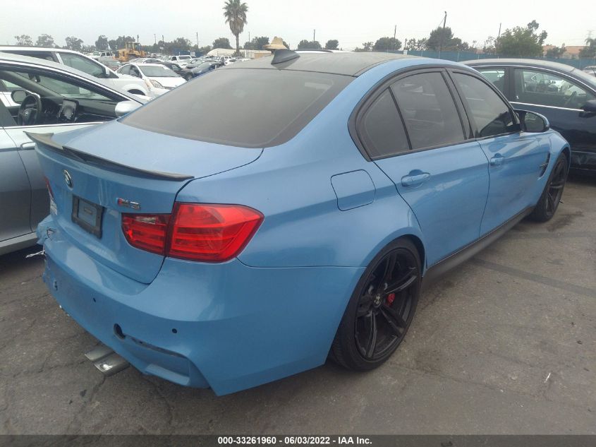 2015 BMW M3 WBS3C9C57FP803672