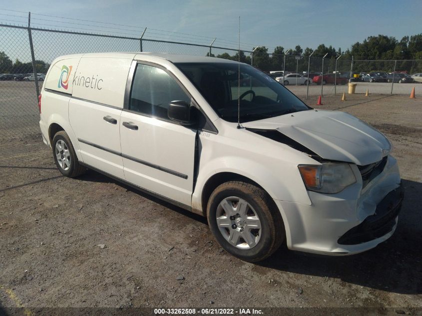 2013 RAM CARGO VAN TRADESMAN 2C4JRGAG8DR731141