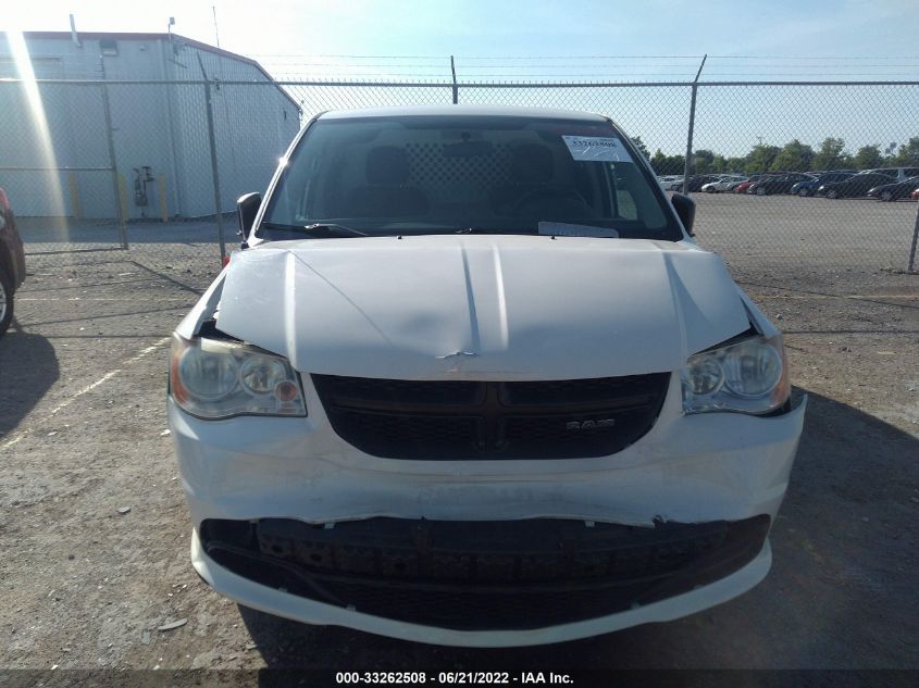 2013 RAM CARGO VAN TRADESMAN 2C4JRGAG8DR731141