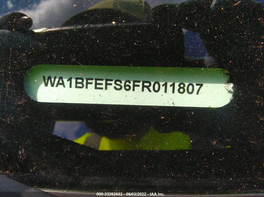 2015 AUDI Q3 PROGRESSIV WA1BFEFS6FR011807