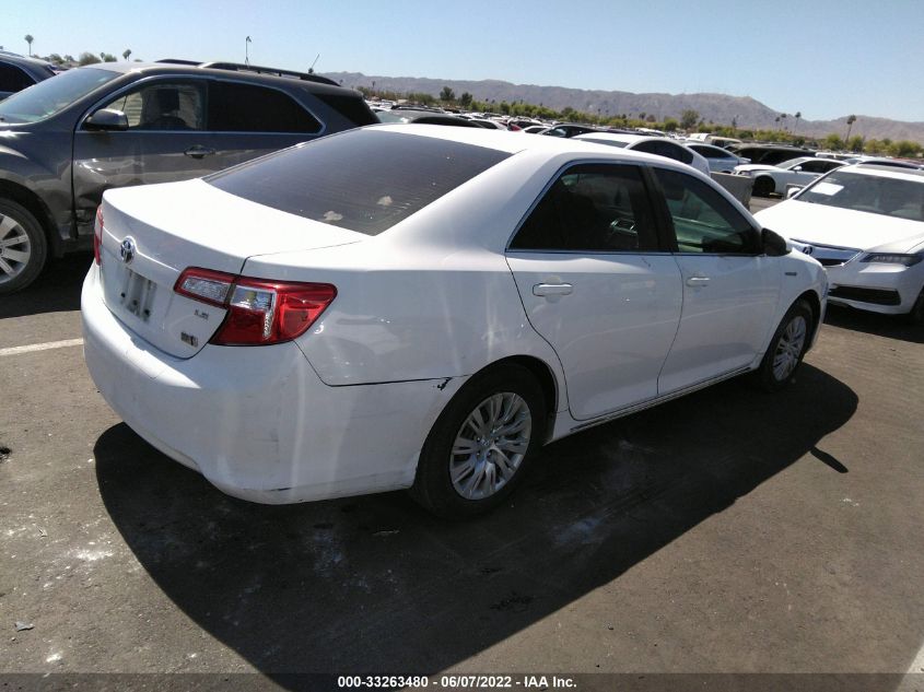 2014 TOYOTA CAMRY HYBRID LE/XLE/SE LIMITED EDITION 4T1BD1FK5EU121940