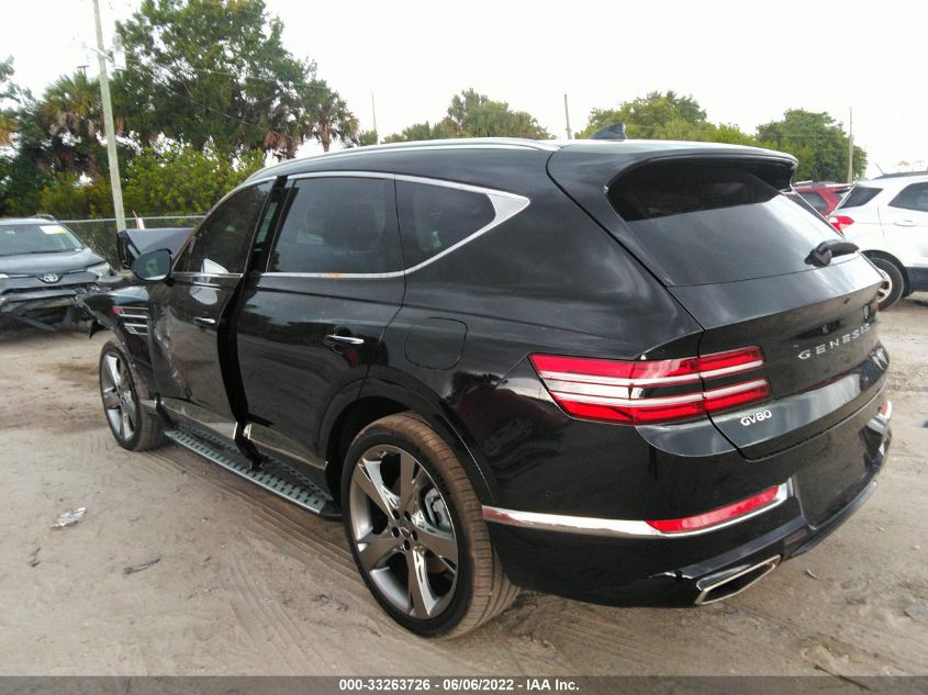 2022 GENESIS GV80 KMUHCESC4NU083783