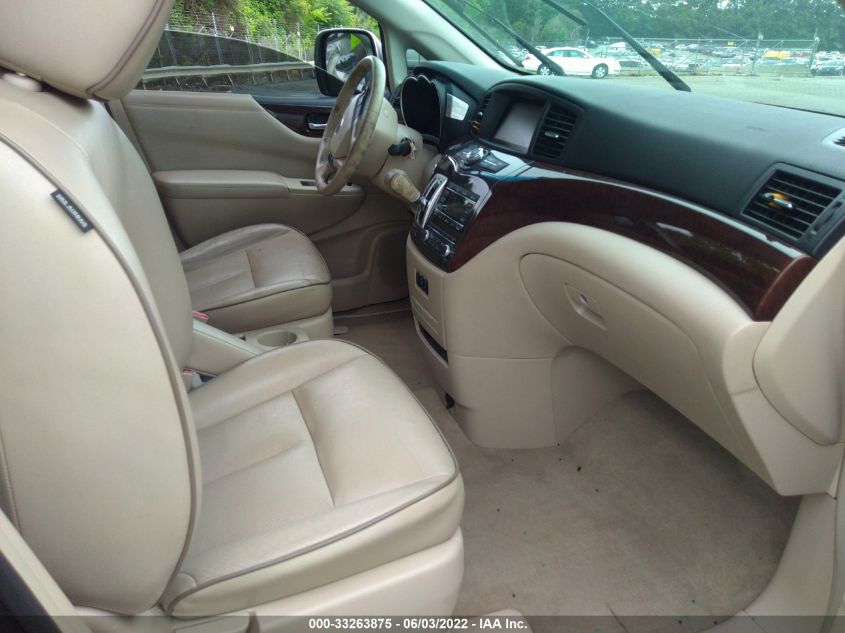 2013 NISSAN QUEST SL JN8AE2KP0D9061687