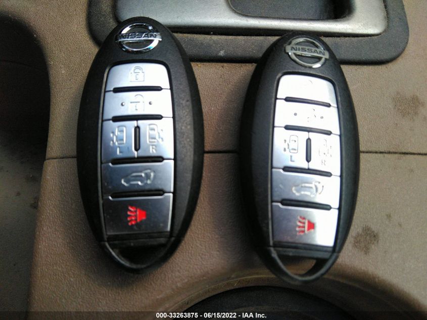 2013 NISSAN QUEST SL JN8AE2KP0D9061687
