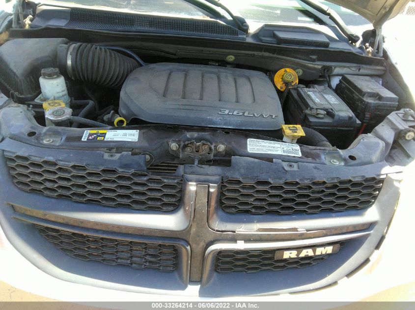 2014 RAM CARGO VAN TRADESMAN 2C4RRGAG1ER142629