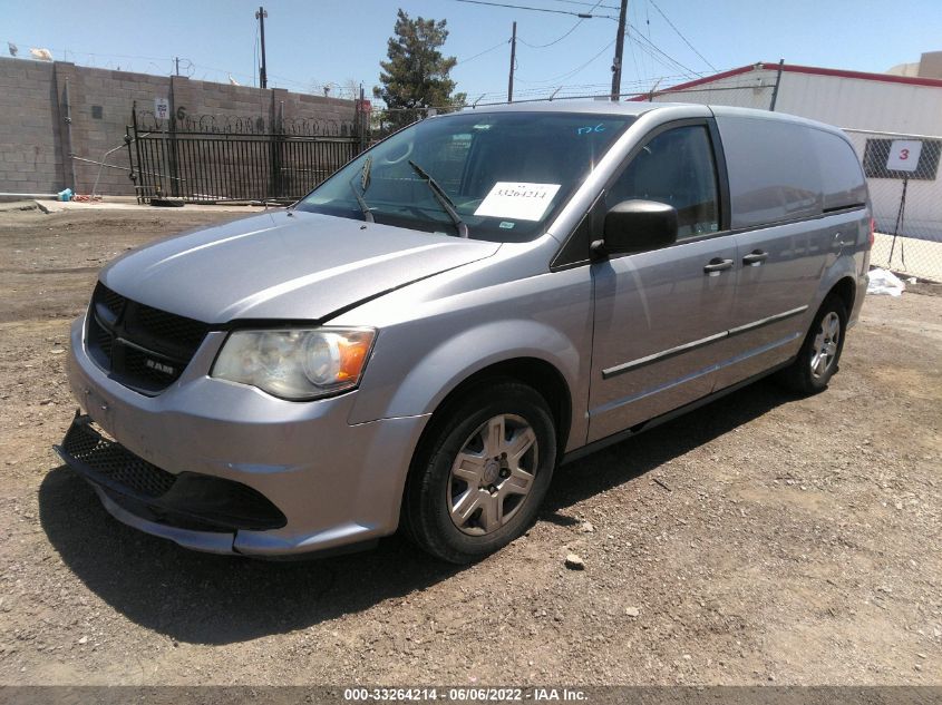 2014 RAM CARGO VAN TRADESMAN 2C4RRGAG1ER142629