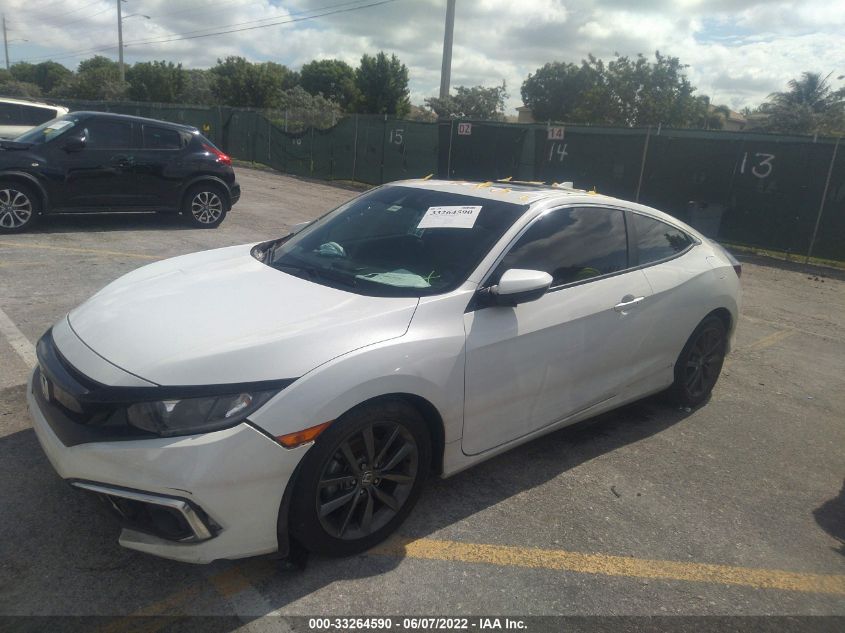2019 HONDA CIVIC COUPE EX 2HGFC3B37KH356911