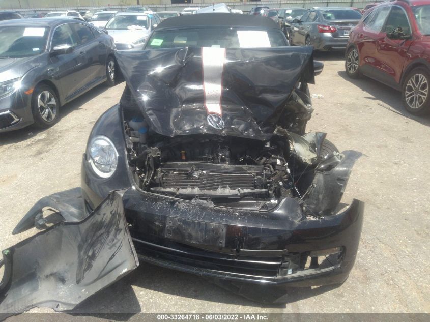 2013 VOLKSWAGEN BEETLE CONVERTIBLE 3VW5X7AT6DM827004