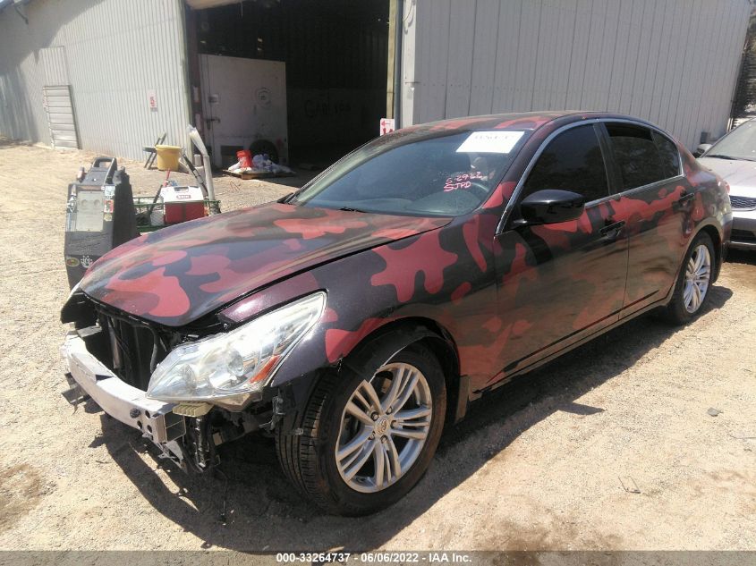 2013 INFINITI G37 SEDAN JOURNEY JN1CV6AP1DM723645