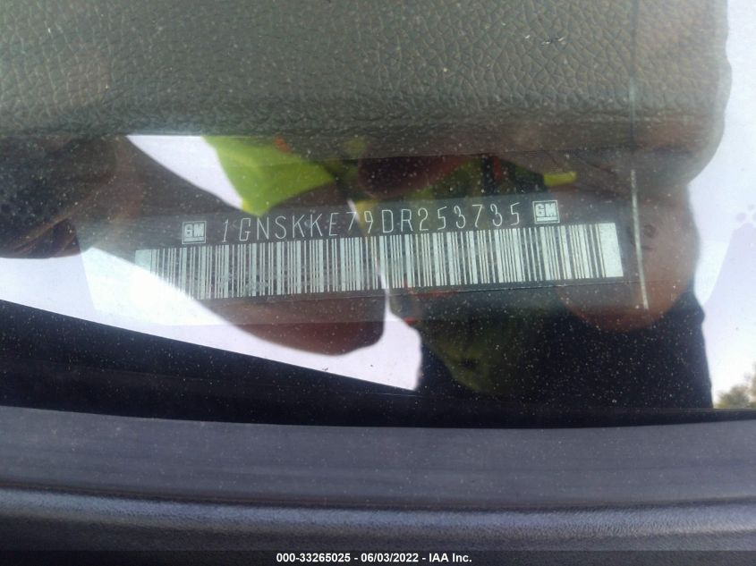 2013 CHEVROLET SUBURBAN LTZ 1GNSKKE79DR253735