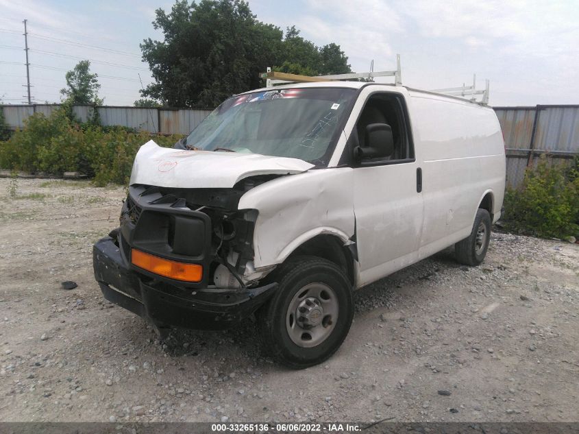 2013 CHEVROLET EXPRESS CARGO VAN 1GCWGFBA4D1122715