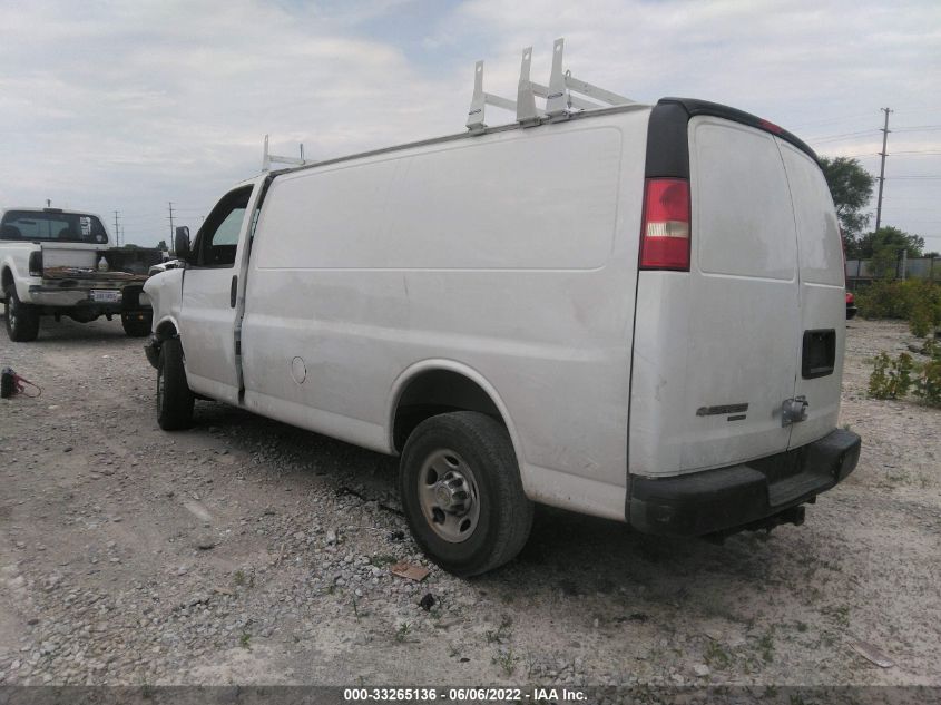 2013 CHEVROLET EXPRESS CARGO VAN 1GCWGFBA4D1122715