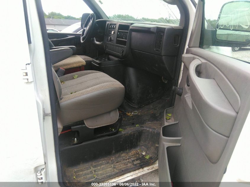 2013 CHEVROLET EXPRESS CARGO VAN 1GCWGFBA4D1122715