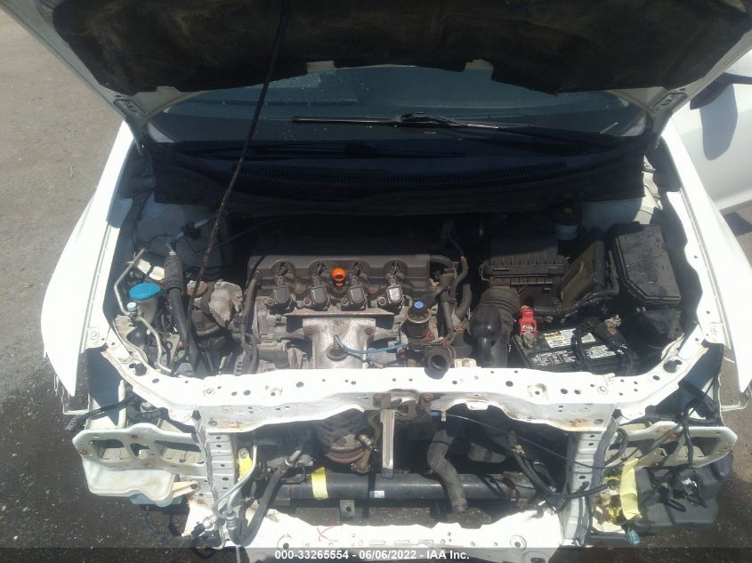 2013 HONDA CIVIC SDN LX 2HGFB2F52DH538625