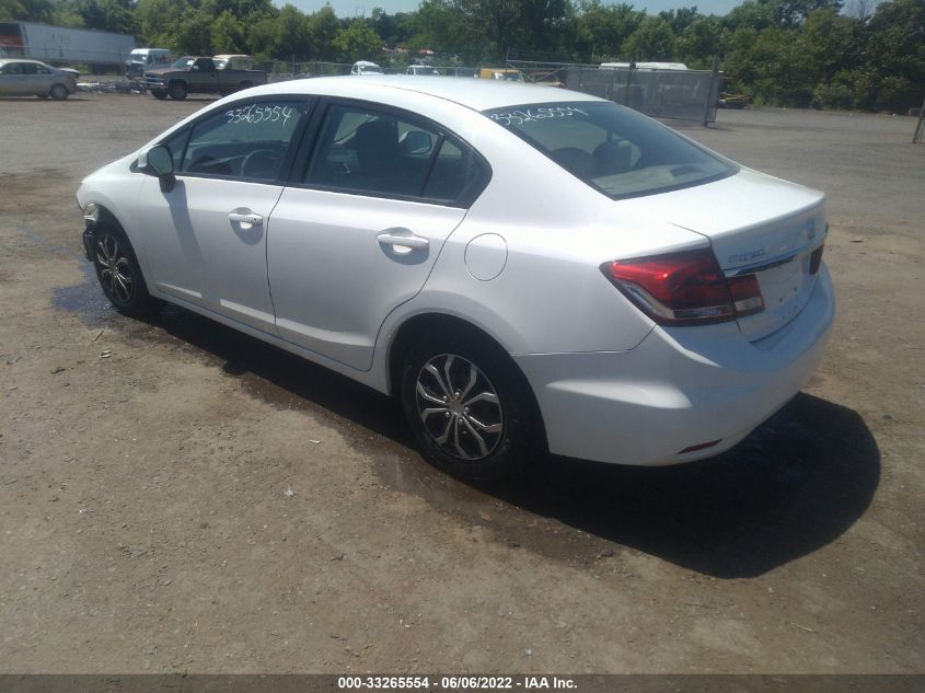 2013 HONDA CIVIC SDN LX 2HGFB2F52DH538625