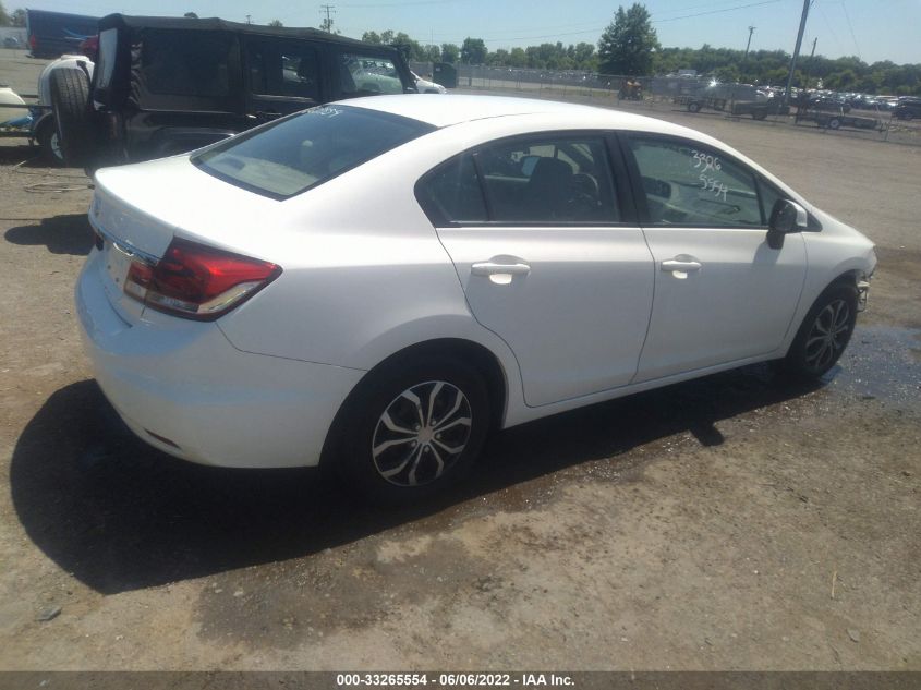 2013 HONDA CIVIC SDN LX 2HGFB2F52DH538625