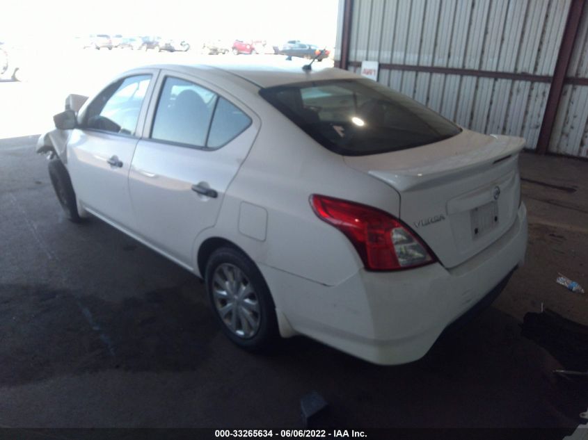 2017 NISSAN VERSA SEDAN S PLUS 3N1CN7AP8HL827636