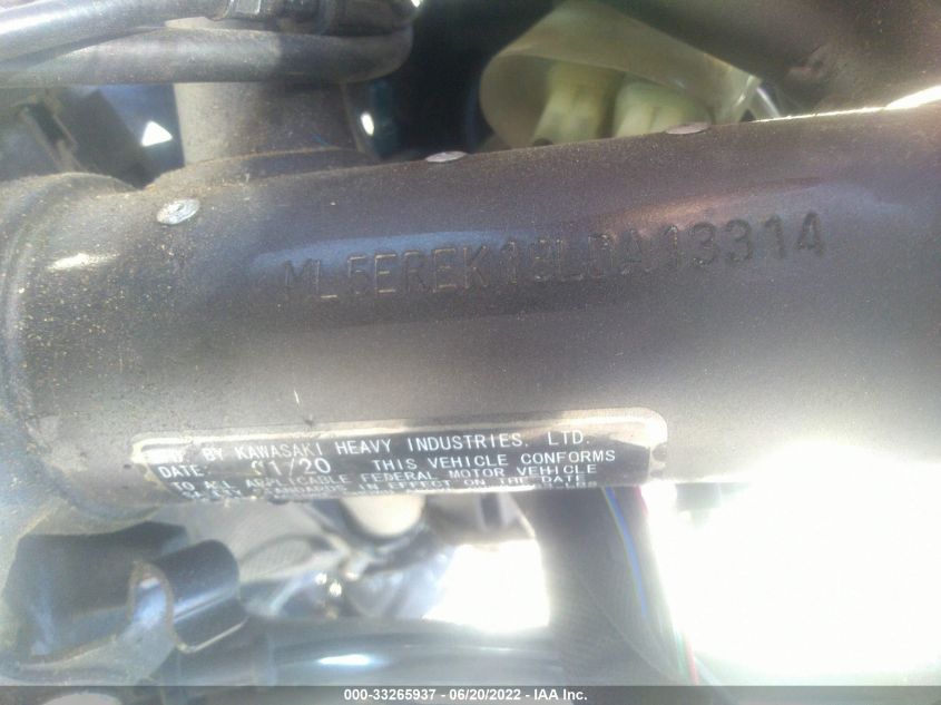 2020 KAWASAKI ER650 K ML5EREK18LDA13314