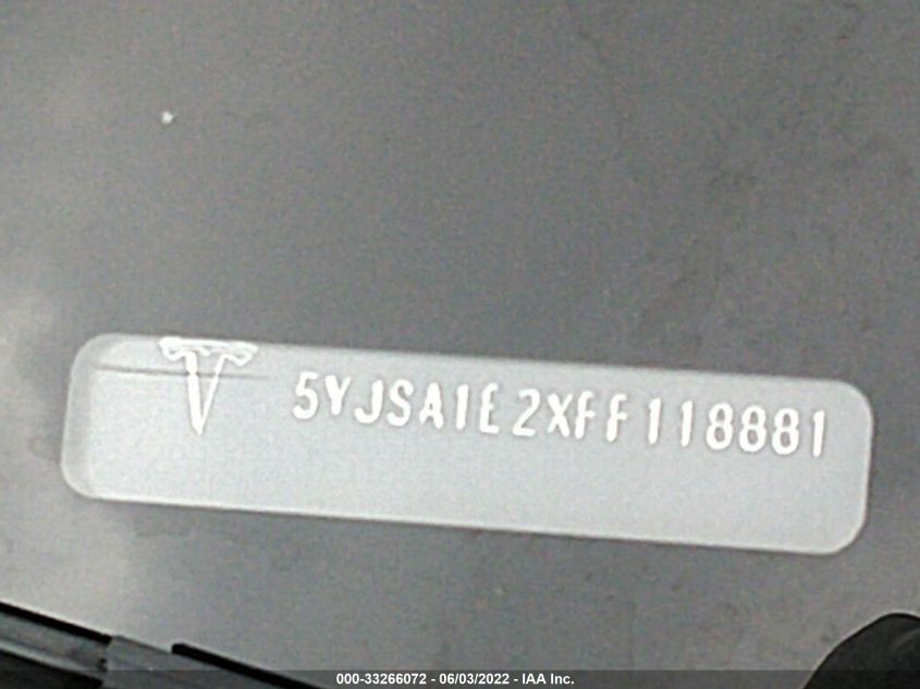 Фото: 5YJSA1E2XFF118881 - 9