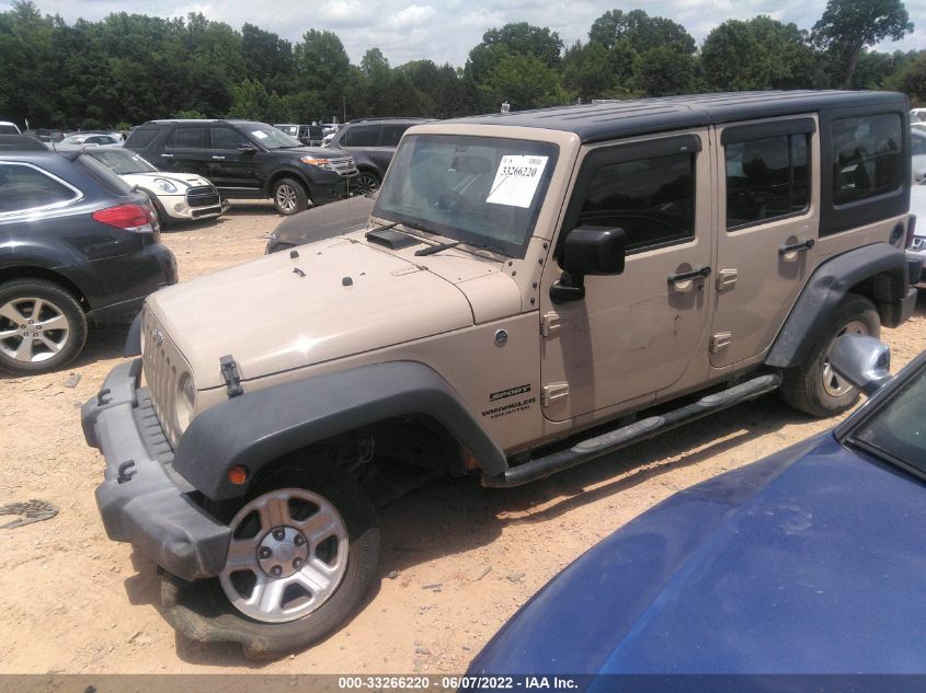 2016 JEEP WRANGLER UNLIMITED SPORT RHD 1C4BJWKG0GL232710