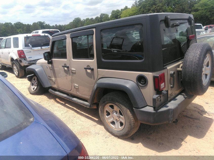 2016 JEEP WRANGLER UNLIMITED SPORT RHD 1C4BJWKG0GL232710