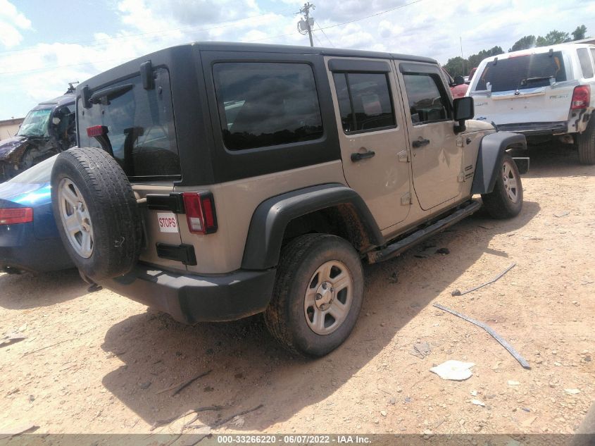 2016 JEEP WRANGLER UNLIMITED SPORT RHD 1C4BJWKG0GL232710