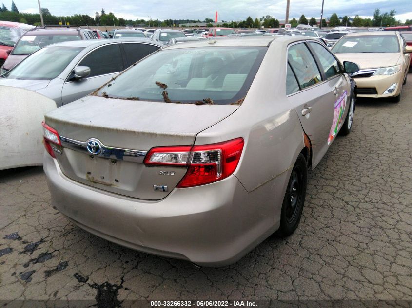 2014 TOYOTA CAMRY HYBRID LE/XLE/SE LIMITED EDITION 4T1BD1FK4EU100853