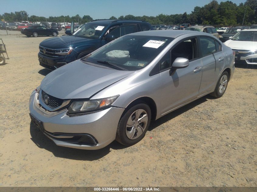 2013 HONDA CIVIC SDN LX 2HGFB2F51DH546442
