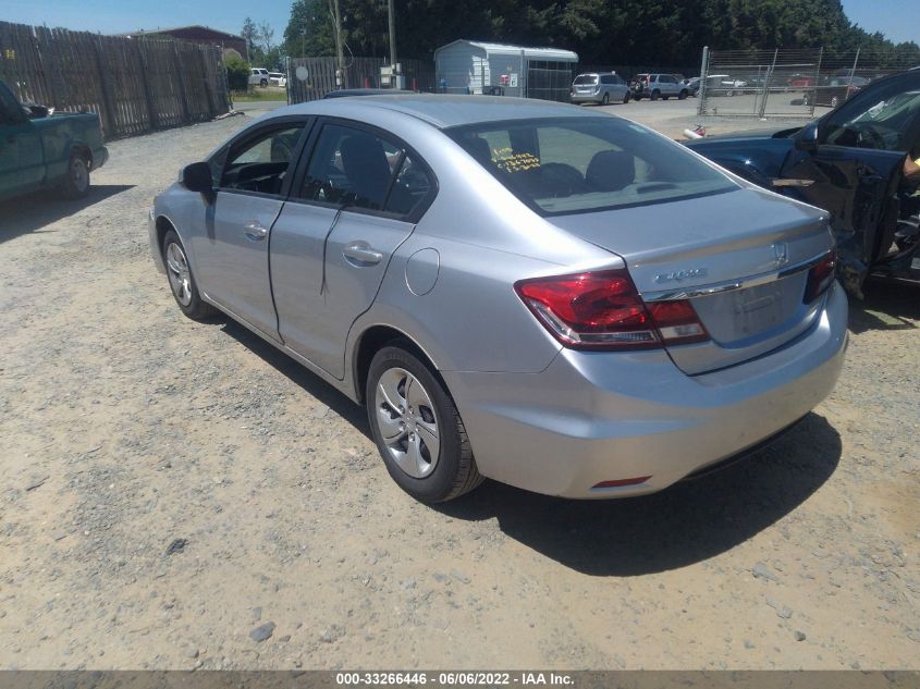 2013 HONDA CIVIC SDN LX 2HGFB2F51DH546442