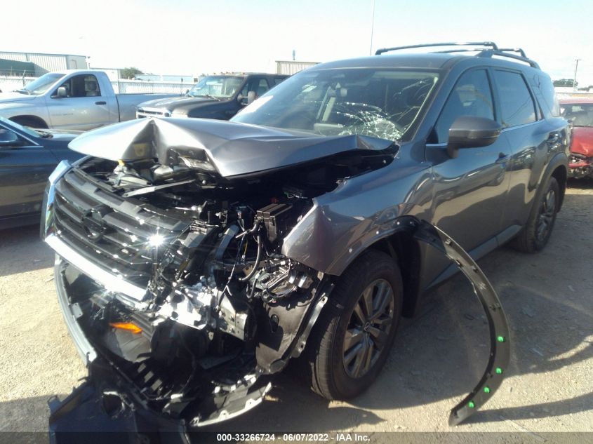 2022 NISSAN PATHFINDER SV 5N1DR3BA1NC251741