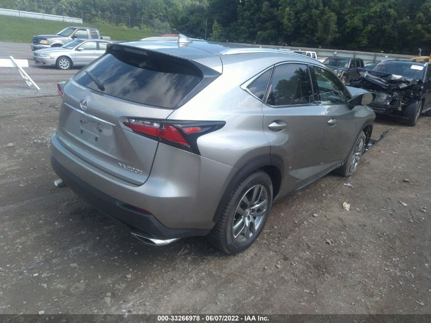 2016 LEXUS NX 200T F SPORT JTJYARBZ2G2041046