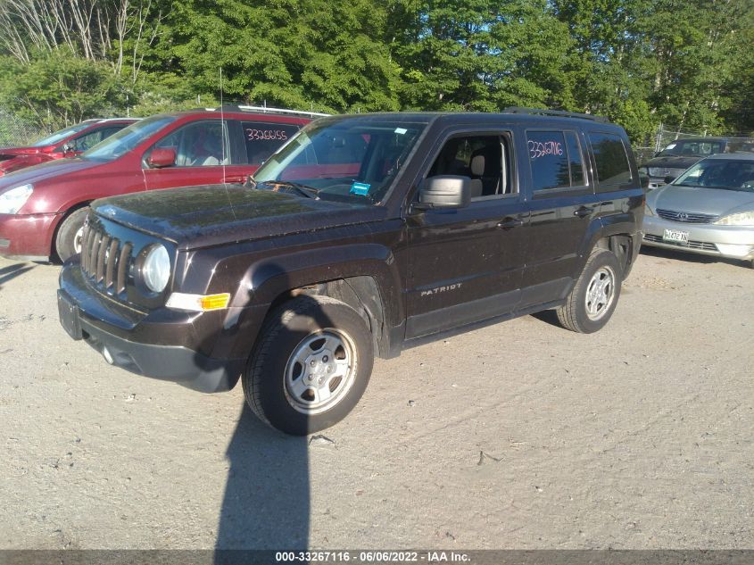 2014 JEEP PATRIOT SPORT 1C4NJRBB0ED816874