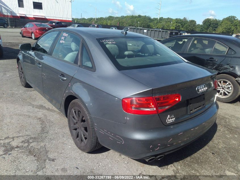 2013 AUDI A4 PREMIUM WAUBFAFL4DN024662