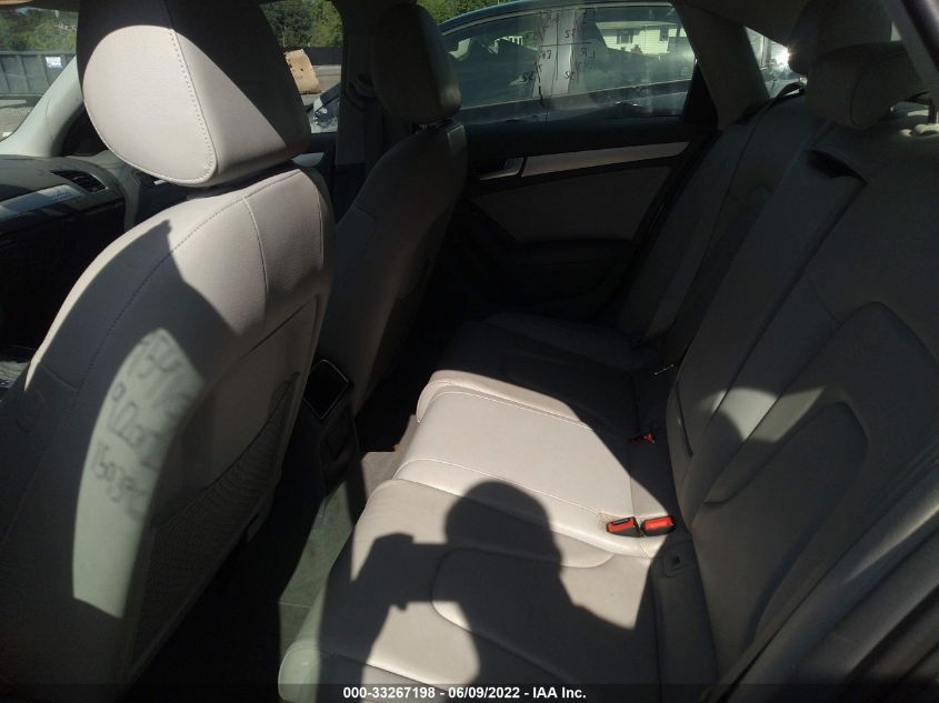 2013 AUDI A4 PREMIUM WAUBFAFL4DN024662