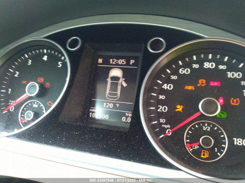 2013 VOLKSWAGEN CC SPORT PLUS WVWBP7AN6DE500695