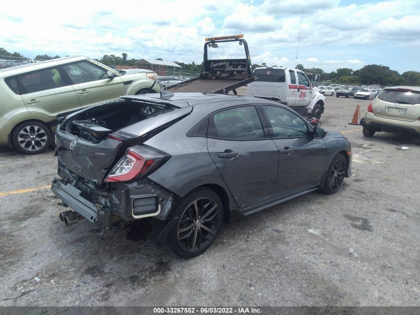 2021 HONDA CIVIC HATCHBACK SPORT SHHFK7H44MU226360